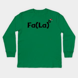 Happy holidays, algebra: Fa (La) ^ 8 Kids Long Sleeve T-Shirt